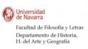 Universidad de Navarra - Dpto. Historia, Historia del Arte y Geografía